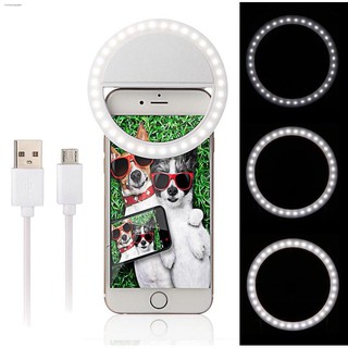 ring lightselfie light♨❀№Phone Selfie Led Ring Light Rechargeable Portable for Phone Self-timer