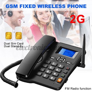 ❂☼▦【HOT】 TES-6588 Dual Sim GSM fixed landline wireless phone