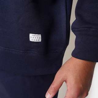 Penshoppe Men's Dress Code Basic Relaxed Pullover Sweater (Navy Blue) (3)