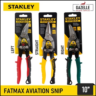 Stanley Aviation Snip Fatmax 10" Tin Scissors Left / Straight / Right Cut - 14-562 / 14-563 / 14-564