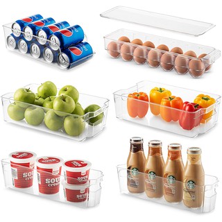 Transparent Food Keeper Storage Organizer Refrigerator Organizer Fridge Organizer Plastic Food Container