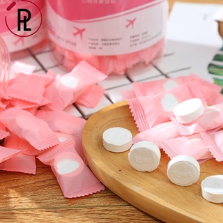 50PC Portable Mini Compressed Towel Disposable Cleansing Towel Non-woven Mesh Travel Wash Face Towel