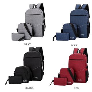 Casual Outdoor Travel Laptop Multifunction 3 In 1 Backpack Set