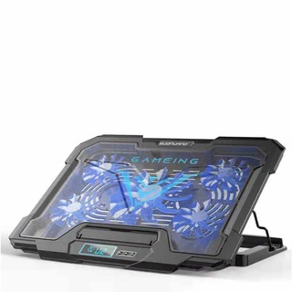 Laptop Cooling Pad, Laptop Cooler Pad (5 Quiet Led Fans), Dual USB Powered Gaming Laptop Cooling Sta