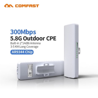 【Ready Stock】▤❣✼COMFAST CF-E312A 5.8G outdoor WiFi Antenna Booster Amplifier WLAN Router Outdoor Net