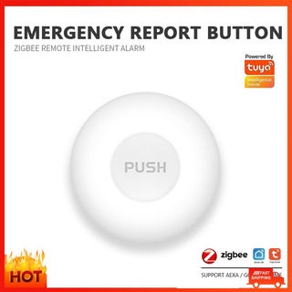 ✨Ready Tuya Smart Life ZigBee One-key Alarm SOS Emergency Call Button Wireless Emergency Button ADA