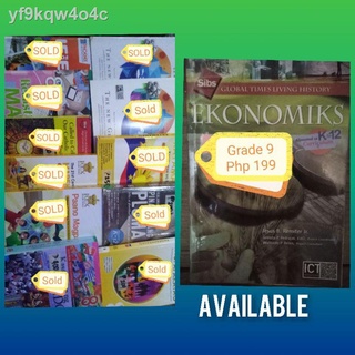 ۞✗♣Grade 7, 8 & 9 preloved used books textbooks Math Science Filipino Pluma English Ap esp cooking