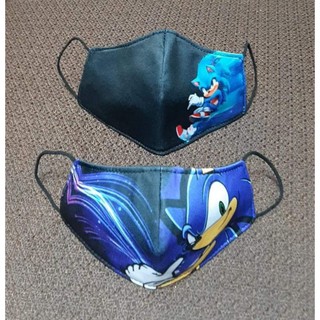 5 Ply Reversible & Washable Face Mask (Sonic the Hedgehog)