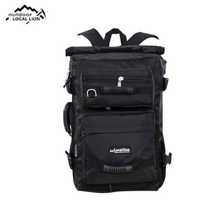 LOCAL LION 422 32L Multipurpose Waterproof Ultralight Sports Hiking Climbing Travel Backpack – Black (1)