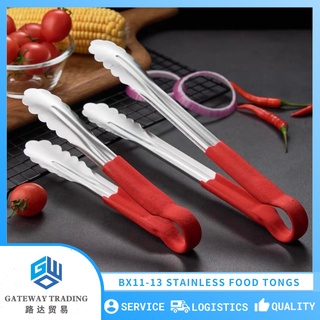 Stainless Steel Food Tongs Household Kitchen Frying Barbecue Tongs Anti-Scalding Steak Tongs Bread