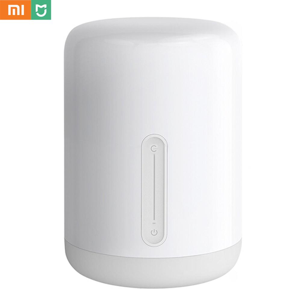 XIAOMI Mi Home Bedside Lamp 2 Voice Activated Touch Operated Night Light Model: MJCTD02YL (White) (1)