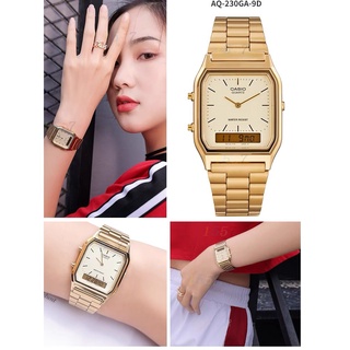 OEM Casio watch Dual Time watch for women vintage watch Rectangular watch Japan watch with casio box