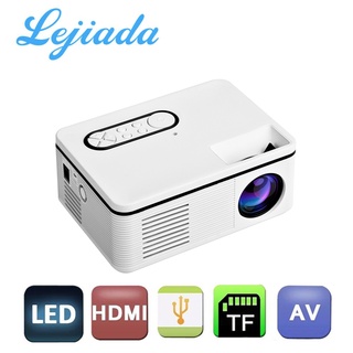 LEJIADA S361 Portable Mini LED Projector HDMI-Compatible Supports HD 1080P Video Player Home Media