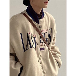 ■ↂ❂Jacket male 2021 new spring and autumn Korean loose BF baseball uniform men and women ins embroidery couple jacket jacket