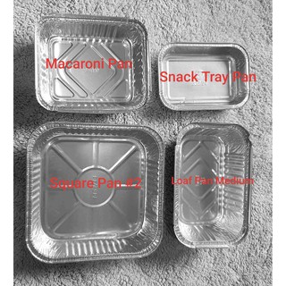 5 pcs Resto / SNR Quality Disposable Aluminum Foil Square Rectangular Party Tray Pan