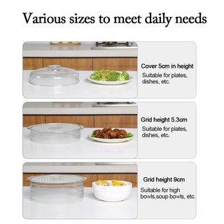 1PC Transparent Stackable Food Insulation Cover Refrigerator Refrigerator Meal Cover Dining Table Dustproof Anti-mosquito Food Cover Leftover (7)