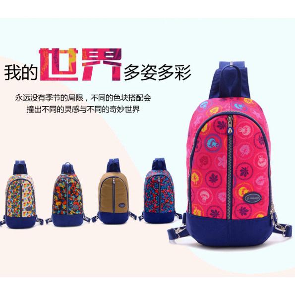 waterproof nylon shoulder bag multi-functional backpack