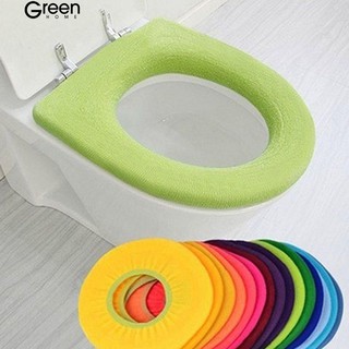 [COD] Greenhome Warmer Washable Flush Pads Toilet Seat Cover Bathroom Decoration