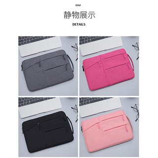 handbag ♙Apple laptop bag, tablet computer bag, male and female students double thickened plush hand