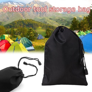 Outdoor Tool Storage Bag Drawstring Drawstring Nylon Cloth Bag Black Waterproof Drawstring Bag Eye Mask Cloth Bag