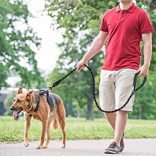 Reflective＆Breathable Dog Harness and Leash Adjustable Collar Leash Dog Leads for Medium＆Large Dog (9)