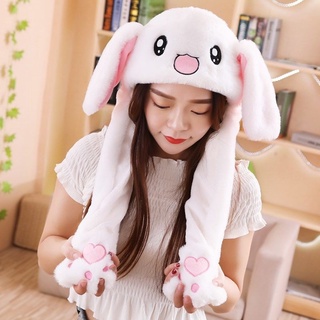 ✑๑✁【Manila stock】 NEW Fashion Moving Funny Ear Up Down Rabbit Hat Cute Bunny Airbag Plush Playtoy Gi