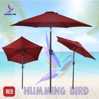 Hummingbird 223cm Heavy Duty Multi functional Umbrella Patio Garden Umbrella Beach Umbrella