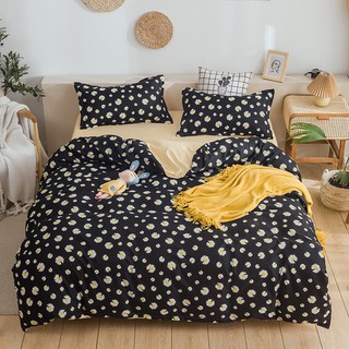 Little Daisy 3/4in1 Fashion Bedding Set Bedsheet Pillowcase Blanket Quilt Cover Set witthout any comforter
