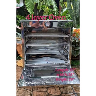 4 Layer oven heavy duty with free 4 plancha or tray 13x18