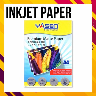 Yasen Inkjet Paper/ Sublimation Paper White 108gsm A4 / Sublimation Transfer Paper A4