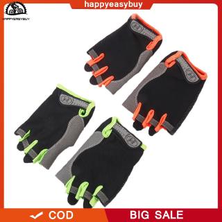 Men Cycling Fitness Sport Half Finger Gloves Outdoor Sports