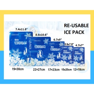 Reusable Ice Pack Small, Medium, Large, Extra large