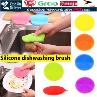Silicone Multifunctional Dishwashing Brush Dishes Wash Cleaning Brush