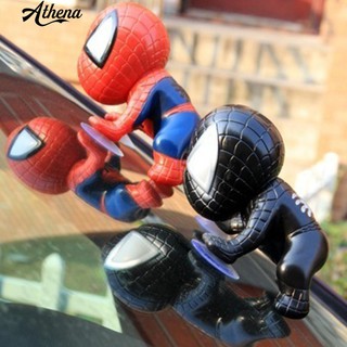 √COD Auto Supplies Cartoon Climbing Spider Man Window Sucker Car Interior Decoration