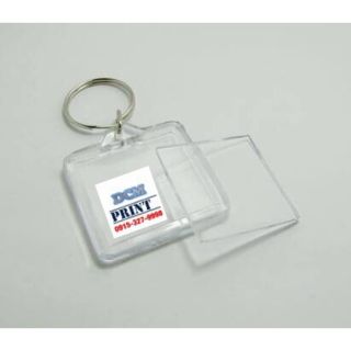 Square acrylic blank keychain 50pcs