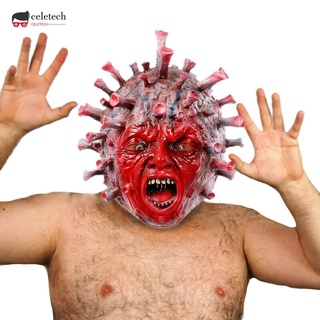 New Cosplay Prop Funny Halloween Latex Mask Pandemic Costume Mask Scary TCH