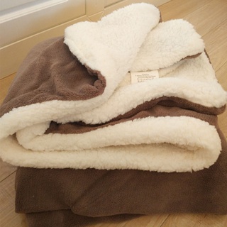 Coral Velvet Office Nap Blanket Shawl Blanket Home Cloak