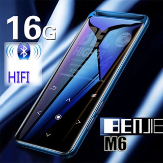 BENJIE M6 Bluetooth 5.0 Lossless MP3 Player 16GB HiFi Portable Audio Walkman With FM Radio EBook Voi