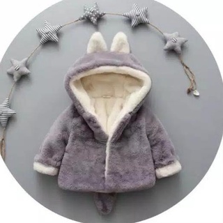 (Mo.01Oc21B) Bellini-jackets Imported Baby And Child Thick Material Suitable For Cold Fox Motifs