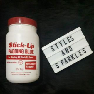 [ONHAND] Red padding glue for bookbinding / notepads