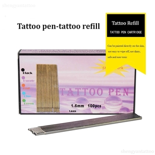 Martin 1pcs Tattoo Equipment Tattoo Special Color Pen Refill Tattoo Skin Tracing Pen Tattoo Tool