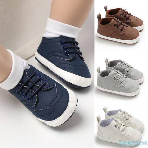 ✦♛✦Toddler Boy Girl Soft Sole Crib Shoes Sneaker Non-Slip