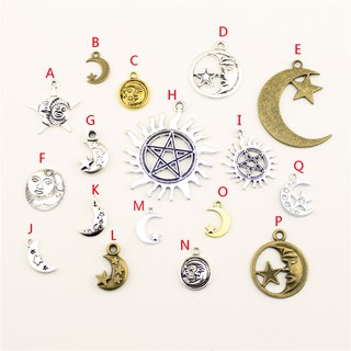 Moon, Star, Face Charms For Jewelry Making Accessories Diy Craft (1)