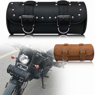 motorcycle bag◕♚♂Universal PU Leather Waterproof Motorcycle Bag Big Capacity Front Hanging Bag Side
