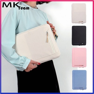 New Solid Color Retro Style Busines Laptop Bag For MacBook Air Pro 13 15 13.3 14 15.6 Inch Notebook Simple Fashion Computer Case