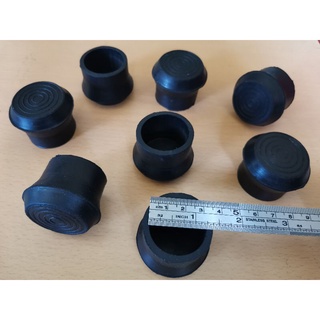 1 1/4 inches (31 mm) ROUND Outer Rubber Footings