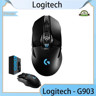 Logitech - G903 Lightspeed Wireless Gaming Mouse Hero 16K Sensor, 140+ Hour