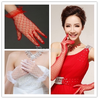 Bridal Wedding Gloves Lace Gloves Breathable Gown Long Gloves