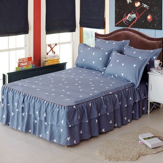 Bed Skirt Non-slip 100% Polyester Smooth And Fashionable Korean Style Of the Bedspread (1)