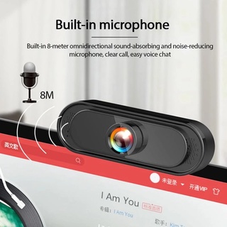 【Ready Stock】✚1080P HD Webcam With Microphone Web Camera For Computer Laptop FB Video Meeting，Online